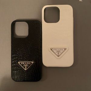 White iPhone 13 pro Designer Inspired phone case